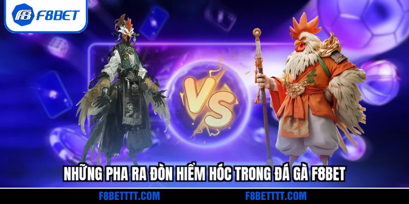 Những pha ra đòn hiểm hóc trong Đá gà F8BET